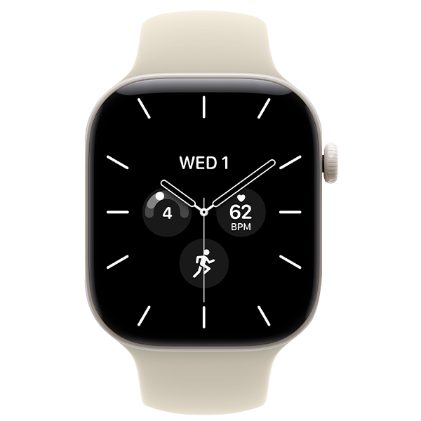 Apple Watch S12 42mm Pearl White Ceramic (Жемчужно-белый, керамика)